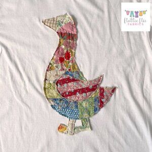 Handmade Quilted Porch Goose Tee, Tshirt‎